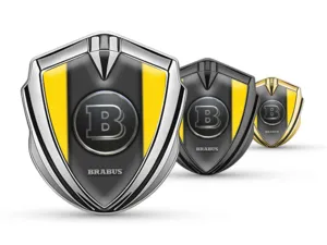 Brabus Emblema Metallico Badge Disegno Max Robusto
